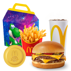 Meniu Dublu Cheeseburger Mario Galaxia Filmul