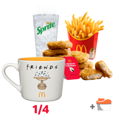 Meniu "FRIENDS" Chicken McNuggets 9buc. Cană