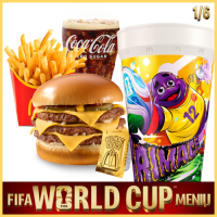 Meniu Trilpu Cheeseburger FIFA Word Cup™