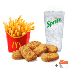 Meniu Garlic Pepper Chicken McNuggets® 6 buc. * slab picante