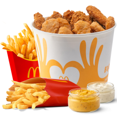 McNuggets & Aripi Crispy Bucket *slab picante