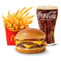 Meniu Dublu Cheeseburger