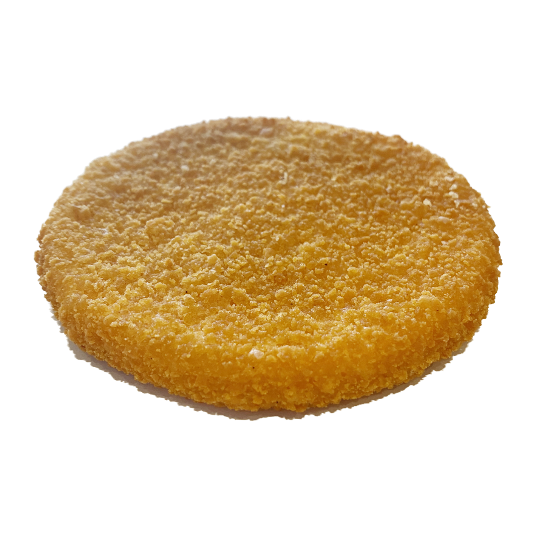 Cheddar cheese in breadcrumbs