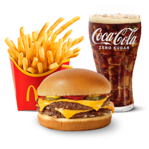 Meniu Dublu Cheeseburger